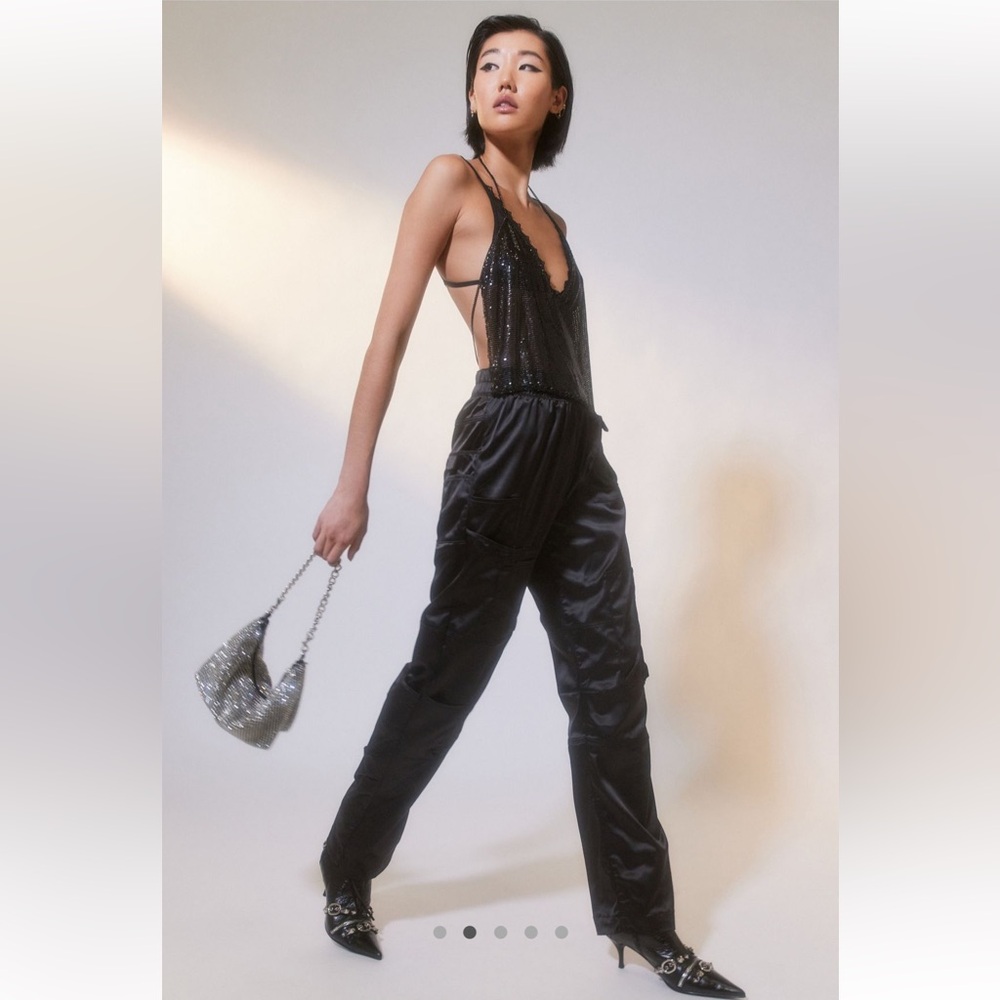 Urban Outfitters Neo Satin Cargo Pant